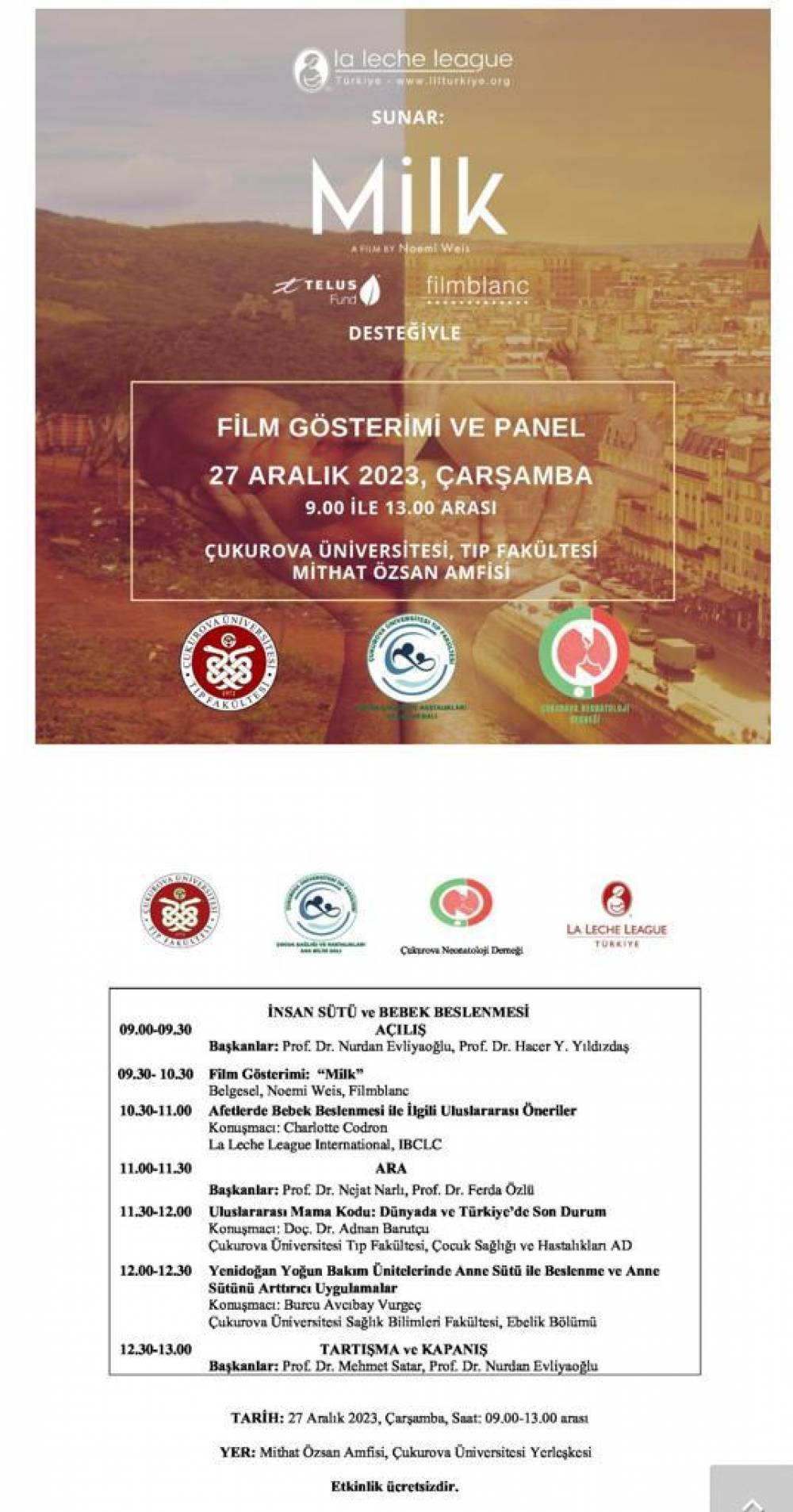 İnsan Sütü ve Bebek Beslenmesi Paneli