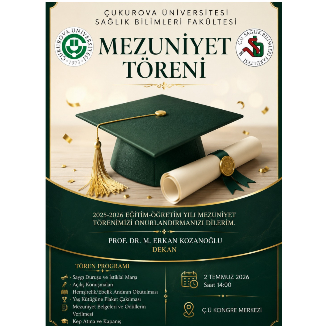 2025-2026 EĞİTİM-ÖĞRETİM YILI MEZUNİYET TÖRENİMİZE DAVETLİSİNİZ
